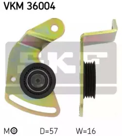 VKM 36004 SKF Натяжной ролик, поликлиновойремень